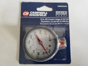 Campbell Hausfeld 1/4" NPT Manometer 0-300 PSI - GR002000AJ - Bild 1 von 2
