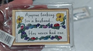 NOS RUSS Anyone Looking For A Husband Keychain Lot Of 2 - Picture 1 of 8