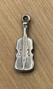 Vintage Sterling Silber Violine Armband Charm - Bild 1 von 4