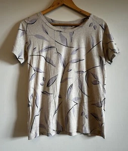 COUNTRY ROAD Ladies T-shirt Size XXS (6-8) Leaf Tropical 100% Cotton Casual S/S - Picture 1 of 10