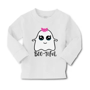 Kids Long Sleeve T Shirt Halloween Beautiful Style C Cotton Girls & Boys Clothes - Picture 1 of 12