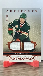 Artefatti Upper Deck 2020-21 - Materiale Arancione #54 Kevin Fiala /15 (MEM) - Foto 1 di 2