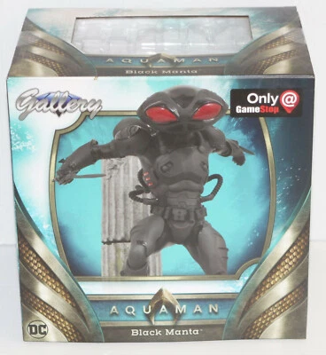 DC Gallery Diamond Select - Black Manta Figure Aquaman Movie GameStop Exclusive Foto 1 de 4