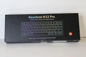 Keychron K12P-G3 Pro Tastiera Meccanica Wireless Intercambiabile Retroilluminazione Bianca, - Foto 1 di 4
