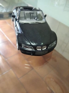 Modellino BMW Z3 AC Alpina in Plastica Scala 1: 24 Nero Metallizzato - Foto 1 di 5