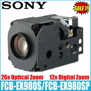 Sony FCB-EX980S/EX980SP 26x Zoom Óptico + 12x Zoom Digital Cámara Bloque CCD - Imagen 1 de 4