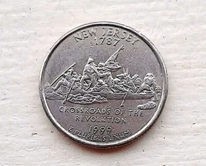 1999-P- NEW JERSEY STATE QUARTER FROM A US MINT ROLL SEE NGC PRICE CHARTS (A) - Picture 1 of 5