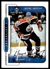 1999-00 Upper Deck MVP SILVER SCRIPT Wayne Gretzky Edmonton Oilers #219 R1