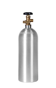 New 5 lb. Aluminum CO2 Cylinder with CGA320 Valve for Homebrew Draft Beer Water - Picture 1 of 5