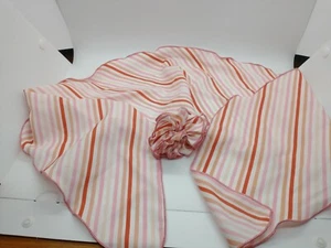 Vintage Schal mit abnehmbarer geringelter Blume Nichtraucherhaushalt - Bild 1 von 5