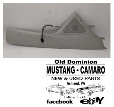 Volkswagen Beetle 1998-2010 panel de ajuste de pilar A con tweeter - gris - pasajero Foto 1 de 4