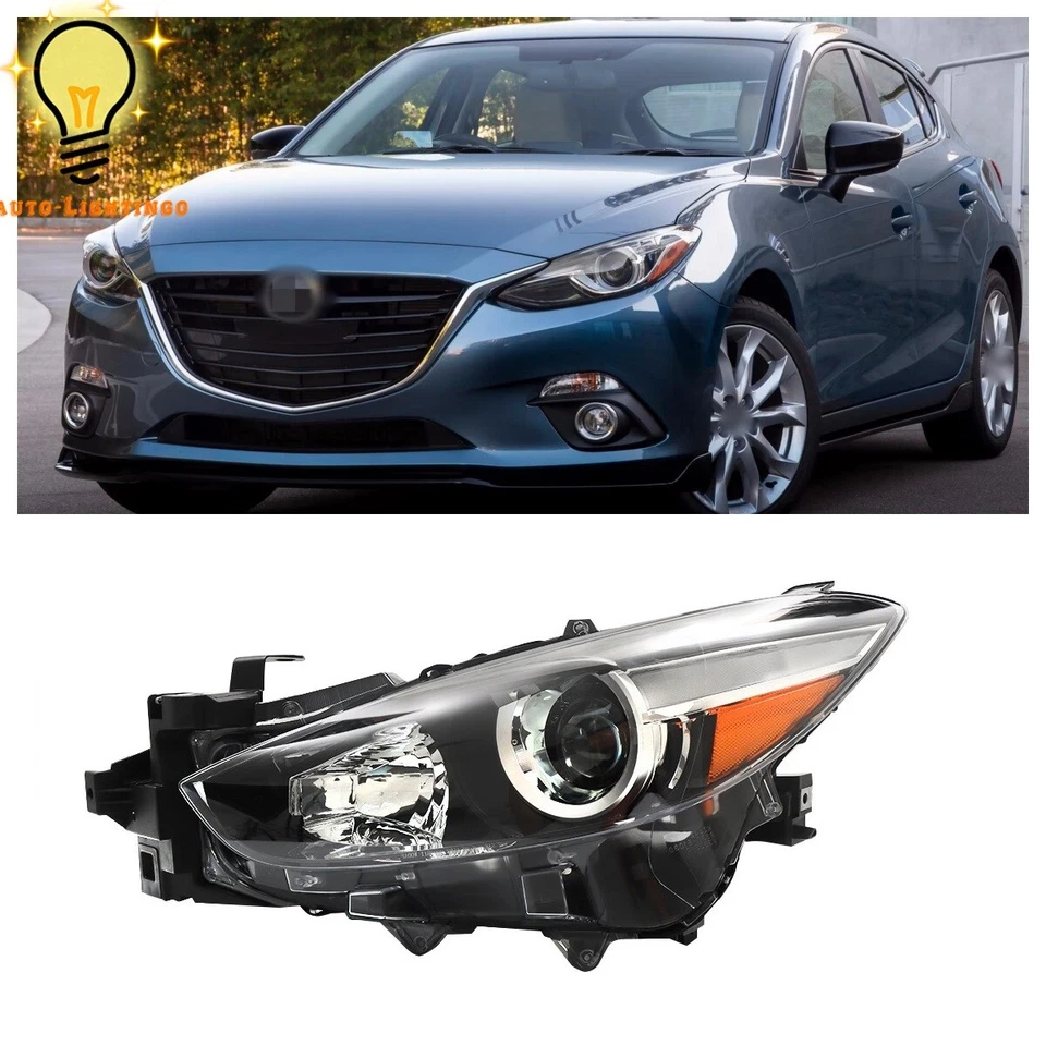For Mazda 3 2017-2018 Left Driver Side LH Headlight Headlamp Assembly Foto 1 de 4