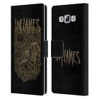 Official In Flames Metal Grunge Leather Book Wallet Case For Samsung Phones 3