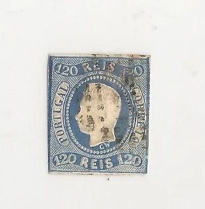 PORTUGAL 120 REIS 1866-1867 AFINSA 26 CV$110 - Picture 1 of 1