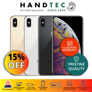 Apple iPhone XS MAX 64GB 256GB 512GB Unlocked - UK Model - PRISTINE A+ - Afbeelding 1 van 3