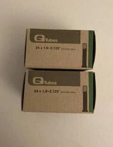 Q-Tubes 24" X 1.9-2.125" Low Lead Schrader Valve Tube Lot Of 2 NEW - Picture 1 of 3