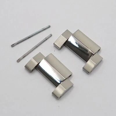 Orient Genuine 2 Link TT0J-D0-B Men's Watch Bracelet Parts Silver Color 22mm - Image 1 of 3