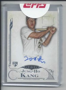 Jung-Ho Kang RC Auto 2015 ON CARD Rookie Autograph with "27" inscription