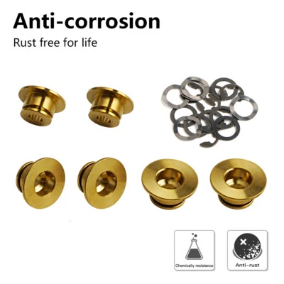 Floating Brake Rotor Bobbins Circlips Sets For Honda CB1000R CBR1000RR CBR600F4i - Image 1 of 4