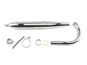 Sistema de escape cromado compl. SR1, SR2, SR2E olla corta, colector corto - Imagen 1 de 1