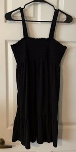 EMILY WEST GIRLS SIZE 16 BLACK SUNDRESS - ADORABLE SUMMER STYLE - Picture 1 of 5