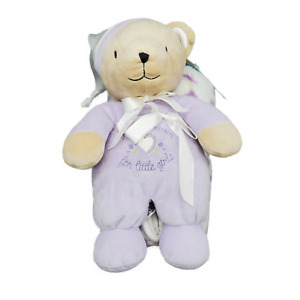 RARE~NWT~CARTER'S~Baby Girl~2-Pc Gift Set~Bear w/Nightcap  & 30" x 40" Blanket