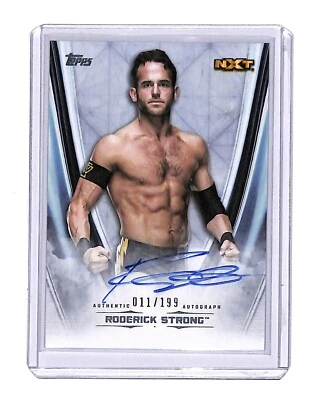 2020 WWE Topps Undisputed Roderick Strong On Card Auto Autograph Signed /199 NXT - Image 1 of 4