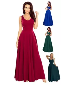 Numoco Kleid Abendkleid Maxikleid 36 38 40 42 44 A-Linie figurbetont ärmellos - Bild 1 von 22