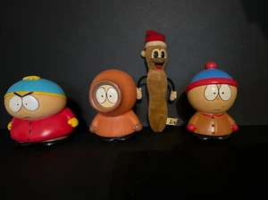 4x Vintage South Park Comedy Central Bundle Figures Plush Stan Kyle Cartman - Picture 1 of 12