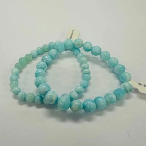 A+ Quality Hemimorphite 6mm Crystal Gemstone Bracelet - Picture 1 of 1