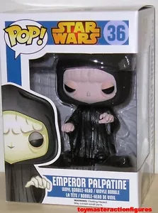 Funko 2014 Pop Star Wars Emperor Palpatine #36 Pink Color Bobble Head Auf Lager - Bild 1 von 1