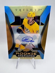 Egor Afanasyev - 2023-24 UD Trilogy Rookie #130 Gold Auto /349 Predators RC - Picture 1 of 3