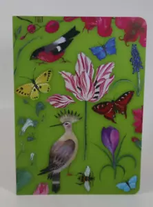 OBOT mariposas pájaros flores cuaderno diario libro en blanco 80 páginas Roger la Borde - Imagen 1 de 5