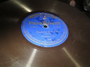 78RPM Paramount 33100 Florentine Trio - Nocturne Flat VV-/ Broken Melody, V chip - Picture 1 of 7