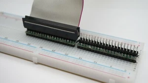 5x2 - 100x2 IDC Breadboard adattatore intestazione pin maschio, connettore passo 2 file 2,54 mm - Foto 1 di 13