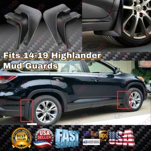 Mud Flaps Splash Guard Fender Mud Guard Front Rear Kit Fits Highlander 2014-2019 - Picture 1 of 10
