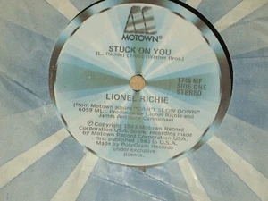 LIONEL RICHIE  *RARE OZ  7" 45 ' STUCK ON YOU ' 1983 VGC - Picture 1 of 2