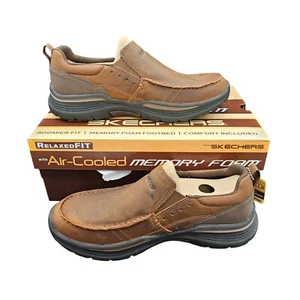 Skechers, Relaxed Fit: Expended - Seveno Slipper 66146-CDB dunkelbraun Größe 7 - Bild 1 von 4