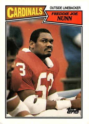 1987 Topps Freddie Joe Nunn #337 Cardinals - Image 1 of 2