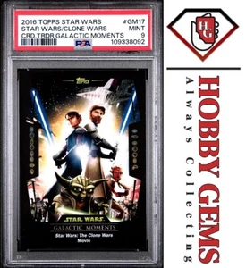 AHSOKA TANO PSA 9 2016 Topps Star Wars Card Trader Physical Galactic Mom #GM17 - Bild 1 von 2