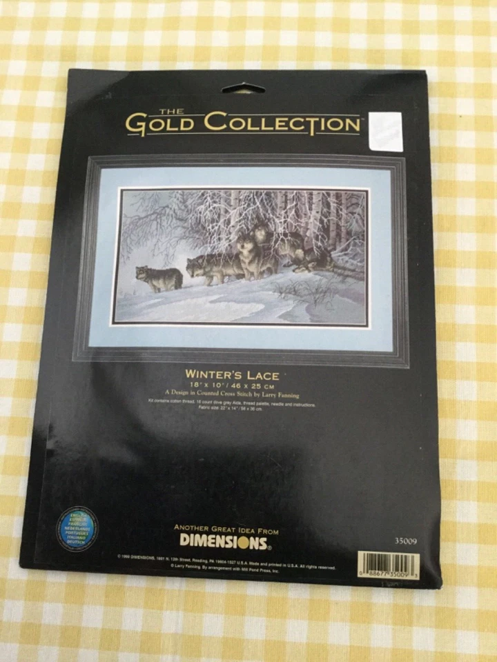 DIMENSIONS - THE GOLD COLLECTION - WINTERS LACE - 35009 - Image 1 of 3