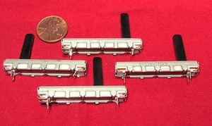 4 x 250K 30mm olla deslizante de viaje OHM teclado cónico lineal potenciómetro CC - Imagen 1 de 4