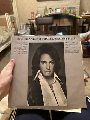 Neil Diamond His 12 Greatest Hits Vinyl LP - Image 1 of 3