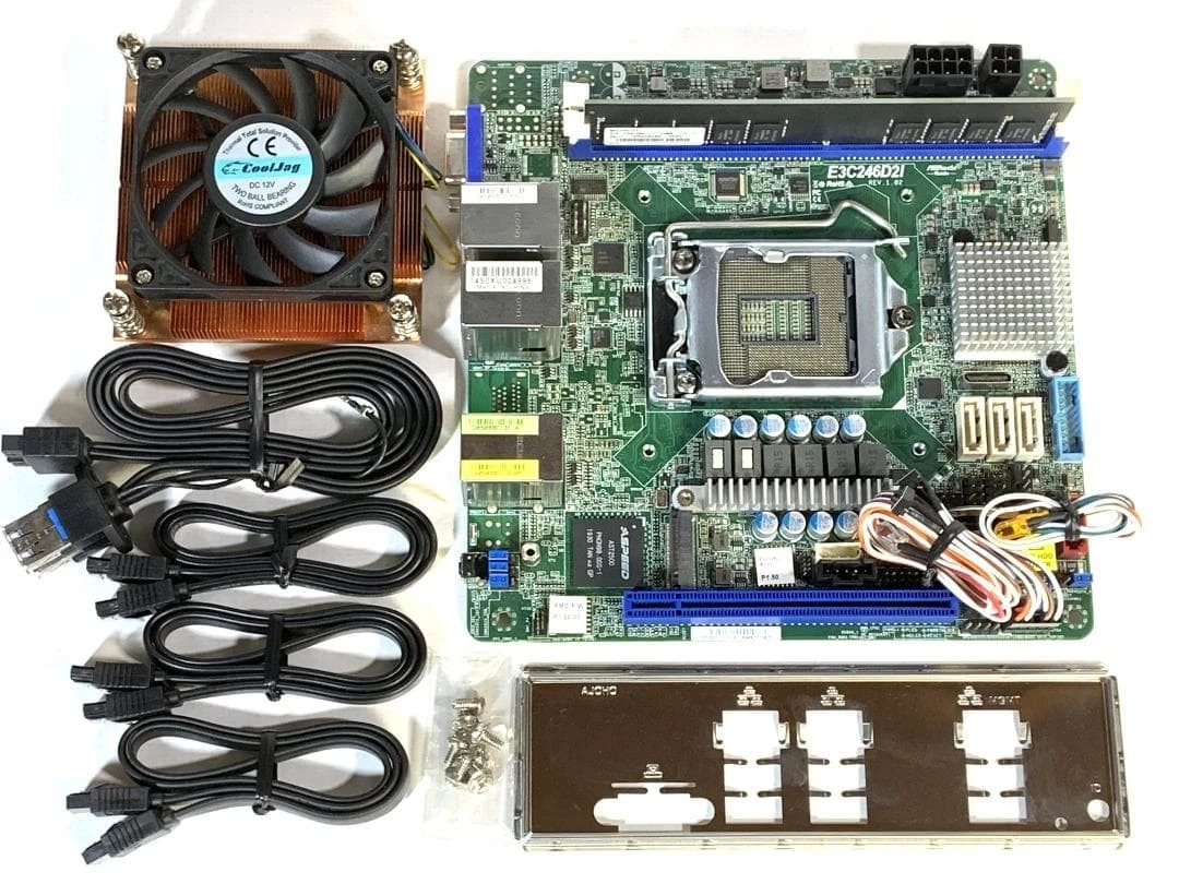 ASRoCK Rack LGA1151 8/9世代 ITX E3C246D2I ASRock Rack > Server Motherboard > E3C246D2I