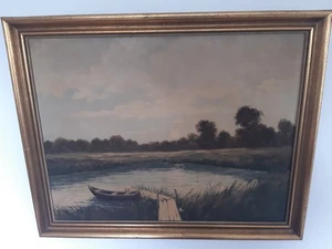 altes gemälde landschaft - Willy Link - Bild 1 von 5