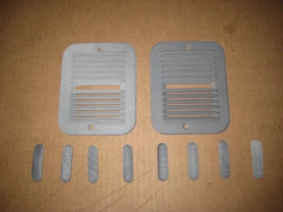 Juego de rejilla y enchufes de ventilación de conducto descongelador tablero camioneta Ford 1967-1972 F100 F250 F350 Foto 1 de 4