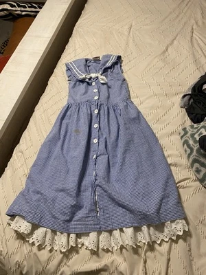 Vestido y falda sin mangas vintage Cottontail Originals Gingham Saylor  Foto 1 de 4