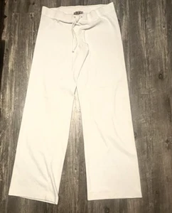 Juicy Couture White Soft Wide Leg Jumpsuit Bottoms - Picture 1 of 4