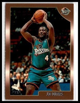 Joe Dumars 1998-99 Topps #43 Detroit Pistons - Image 1 of 2
