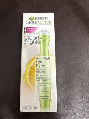 Rolo anti-puff para os olhos Garnier Skin Renew 0,5 oz 15 ml - Imagem 1 de 3